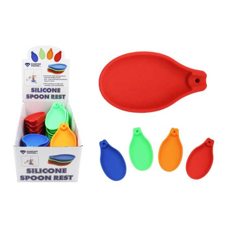 Silicone Spoon Rests, Assorted