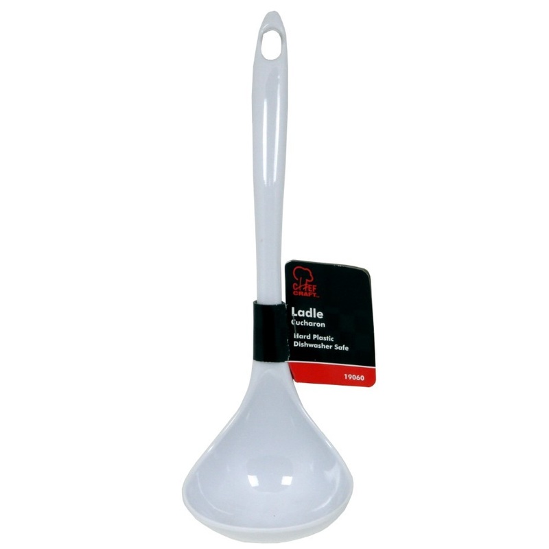 Soup Ladles – White, 10.5″, Melamine