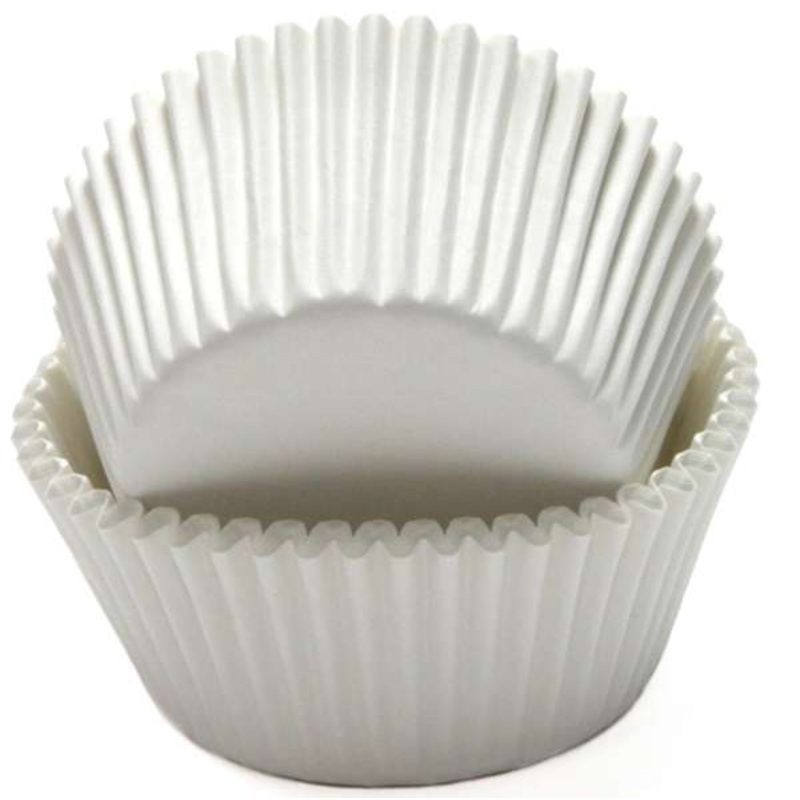 Baking Cups – White, 50 Pack