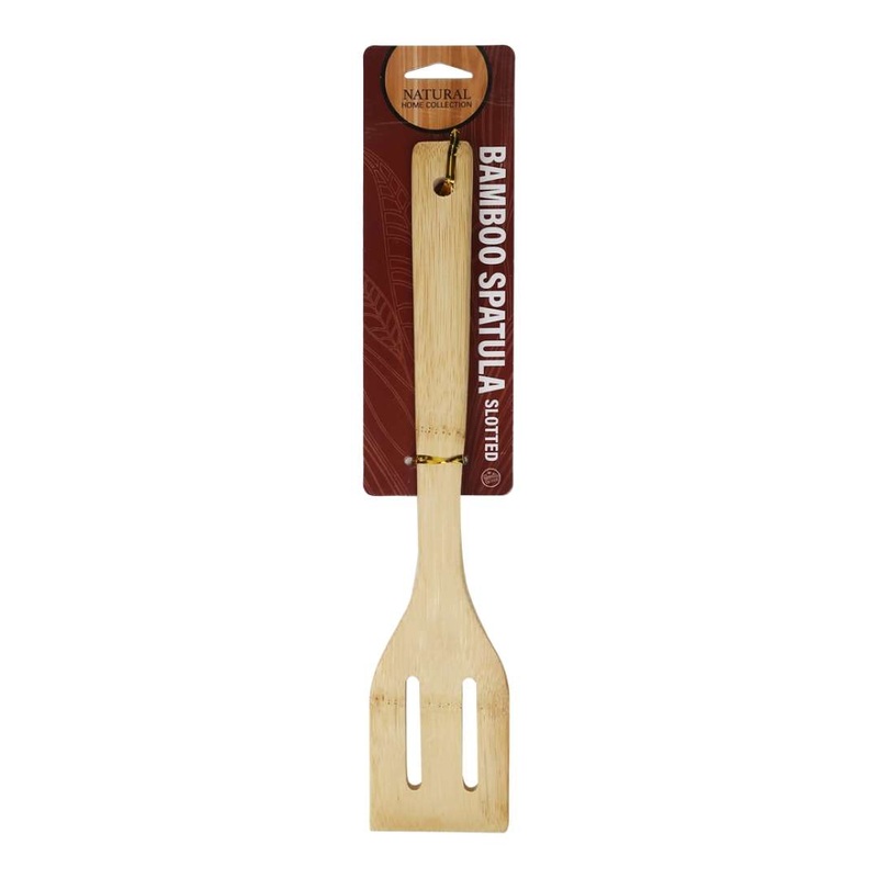Bamboo Slotted Spatulas – 12″