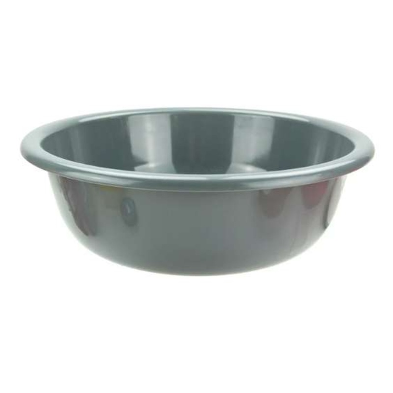 Bonita Home Plastic Basins, Gray, 9L