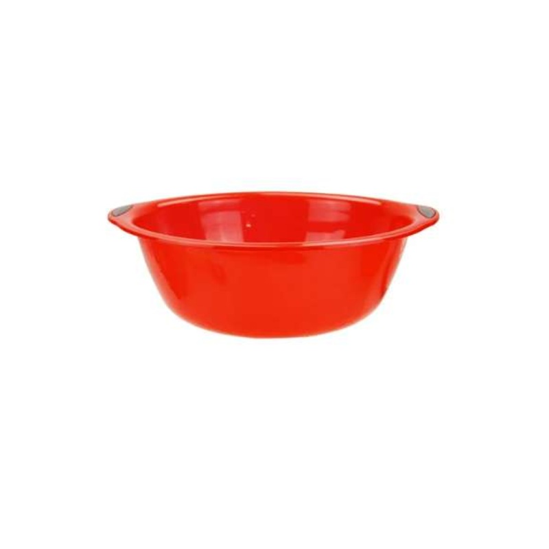 Bonita Home Plastic Basins, Red, Small