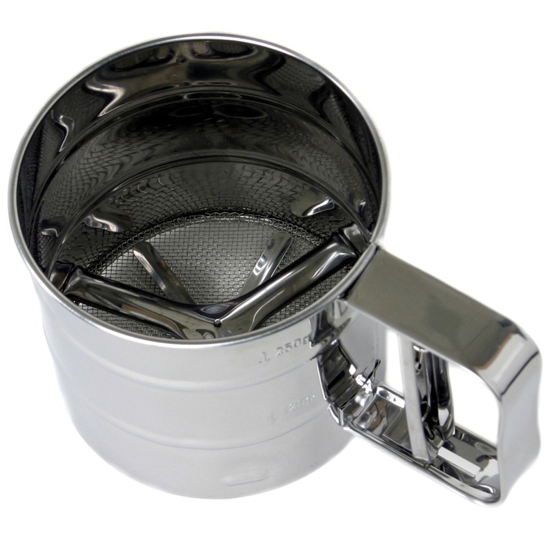 Flour Sifters – 3 Cups, Spinning Design