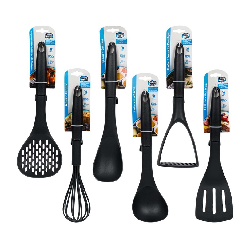 Kitchen Utensil Assortments – Black, Plastic