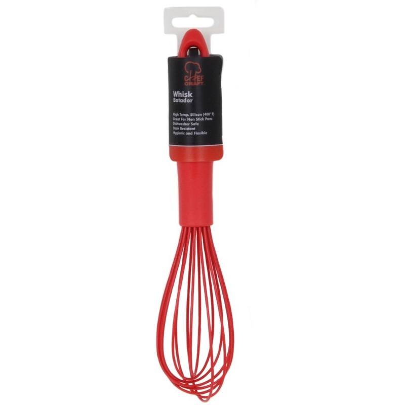 Kitchen Whisk – Red, Silicone