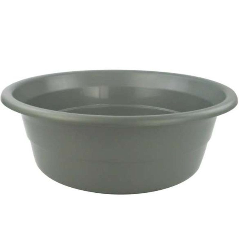Plastic Basins, Gray, 20.75″x6″