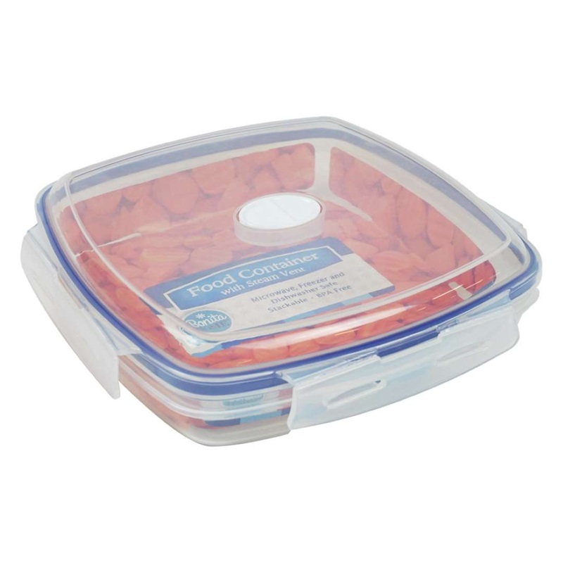 Plastic Food Container – Clear, 25 oz