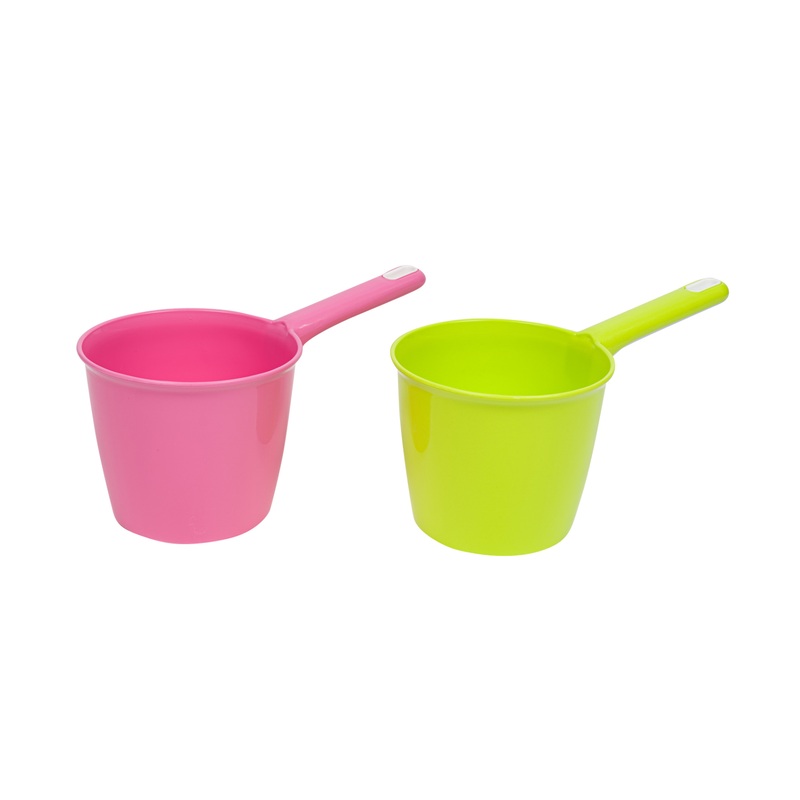 Plastic Scoops – Assorted Colors, with Handle, 40 oz