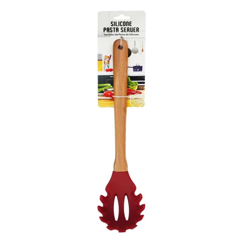 Silicone Pasta Servers – Red