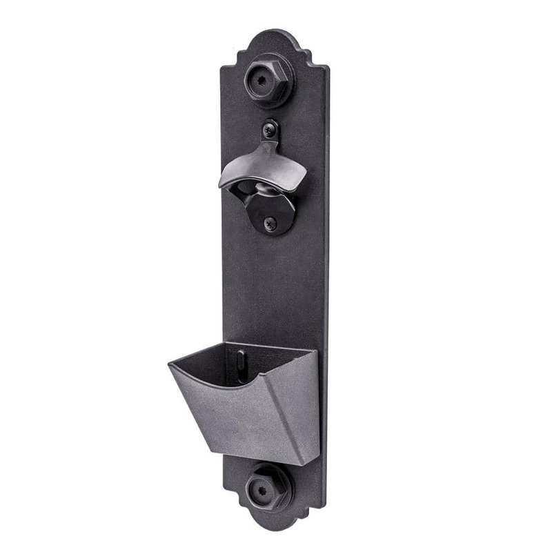 Simpson Strong-Tie Outdoor Accents Black Composite Plastic Decorative Bottle Opener Kit APBO-KT