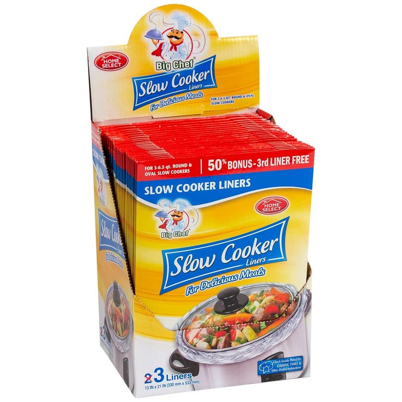 Slow Cooker Liners – 2 Pack, Display