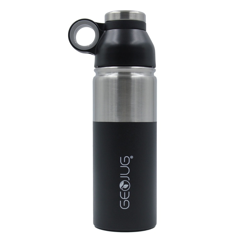 Stainless Steel Insulated Water Bottles – 18 oz, Black