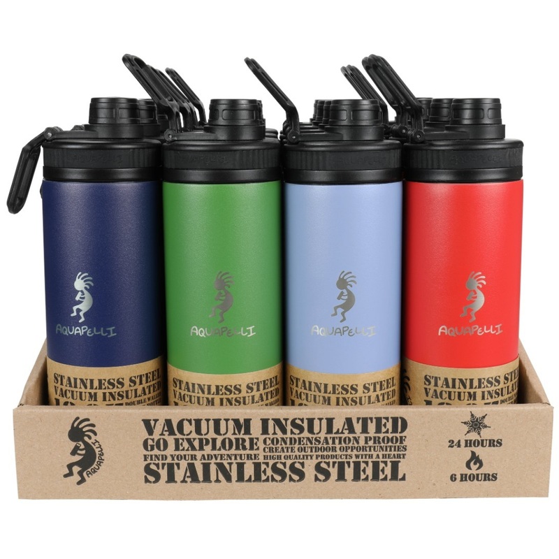 Stainless Steel Water Bottle – 34 oz,  Assorted Neutrals