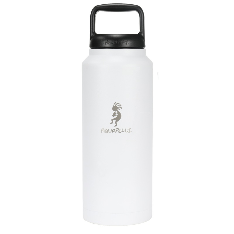 Vacuum Insulated Water Bottle – 34 oz, White