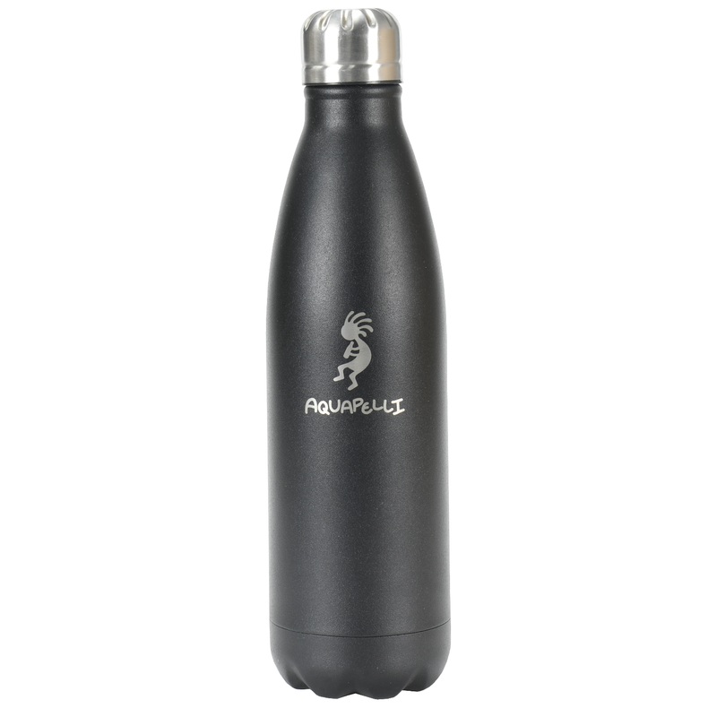 Vacuum Insulated Water Bottles – 16 oz, Black