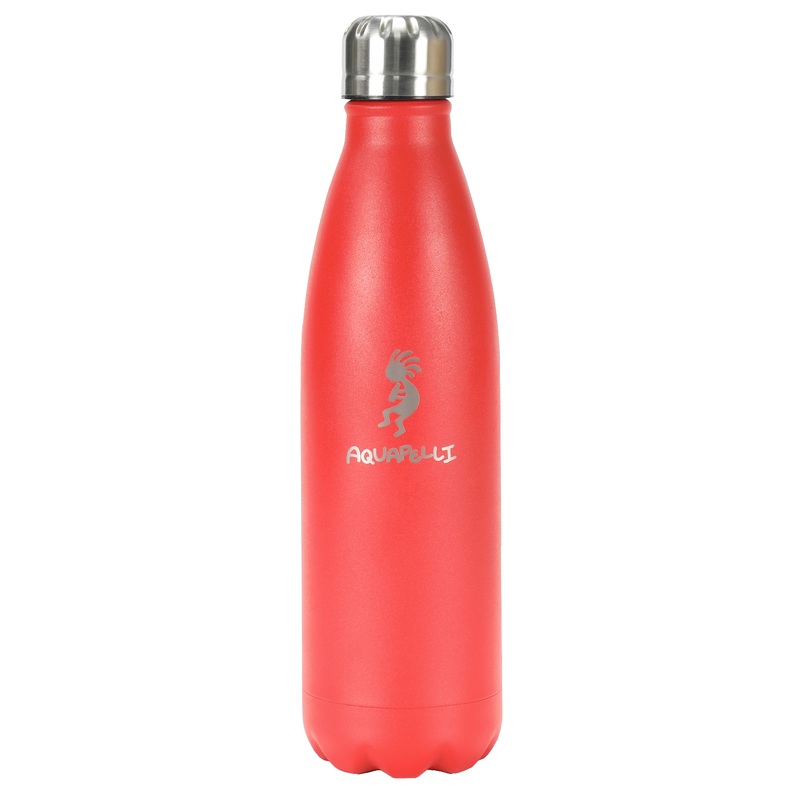Vacuum Insulated Water Bottles – 16 oz, Red