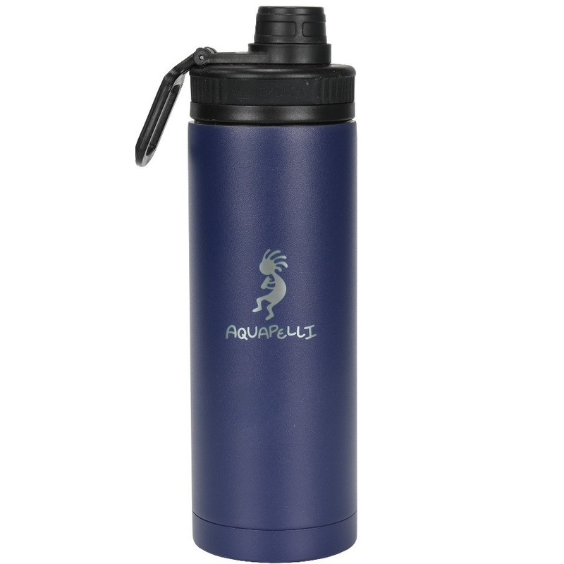 Vacuum Insulated Water Bottles with Spout – 18 oz, Blue