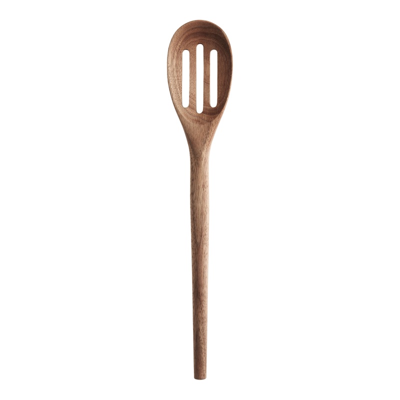 Black Walnut Wood Slotted Spoon