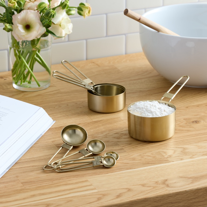 Gold Stainless Steel Nesting Measuring Cups