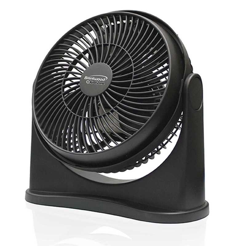 High Velocity Air Circulator Fans – Black, 8″