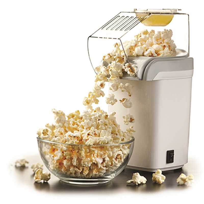 Hot Air Popcorn Makers – White, 8 Cups