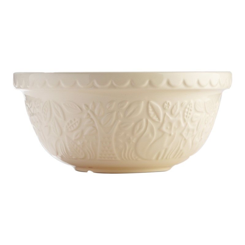 Mason Cash Large Cream Fox Ceramic Mixing Bowl