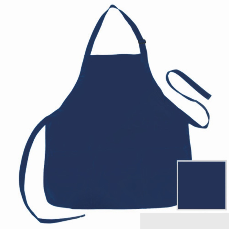 Poly-Cotton Aprons – Navy, Three Pockets