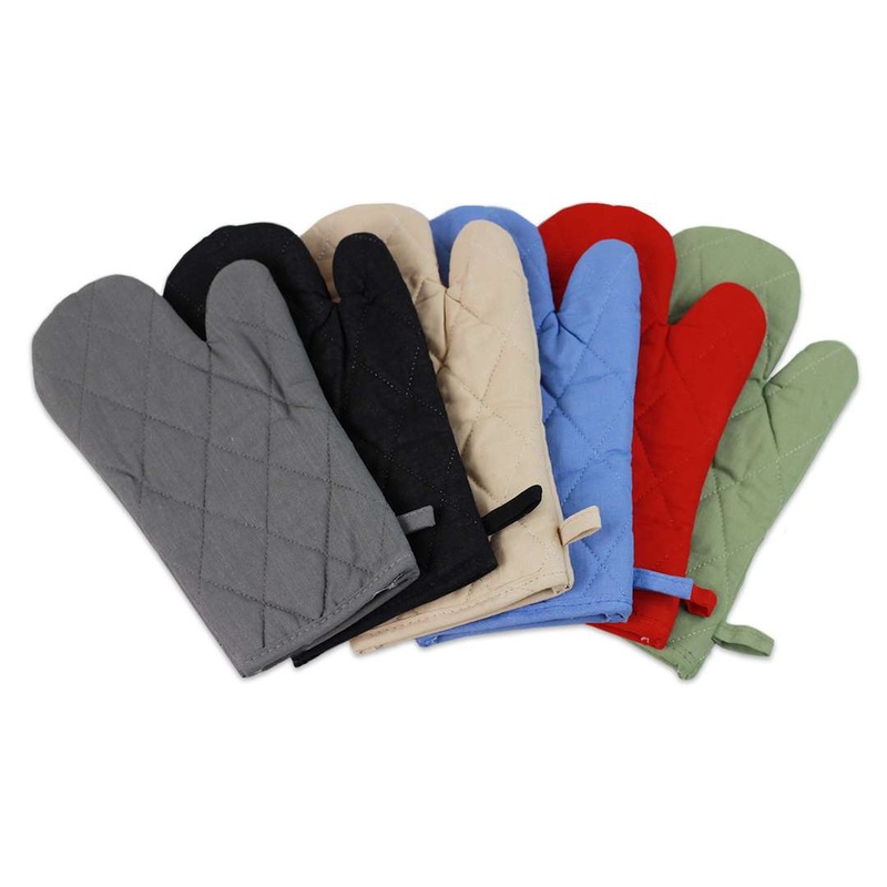 Solid Oven Mitts – Assorted, 13″