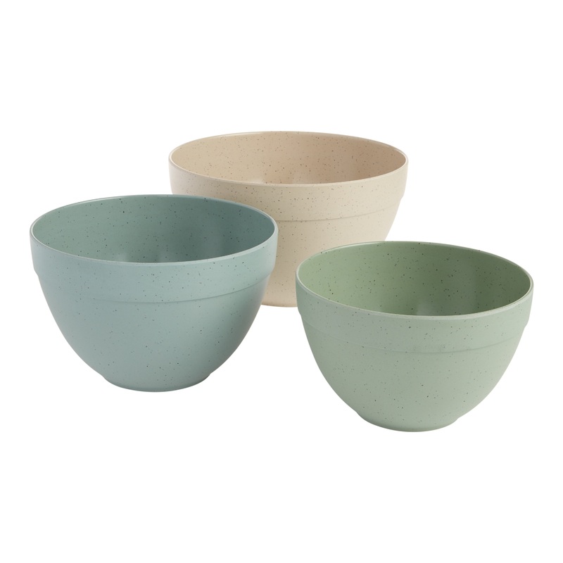 Upcycle Bamboo Fiber Mixing Bowls 3 Pack