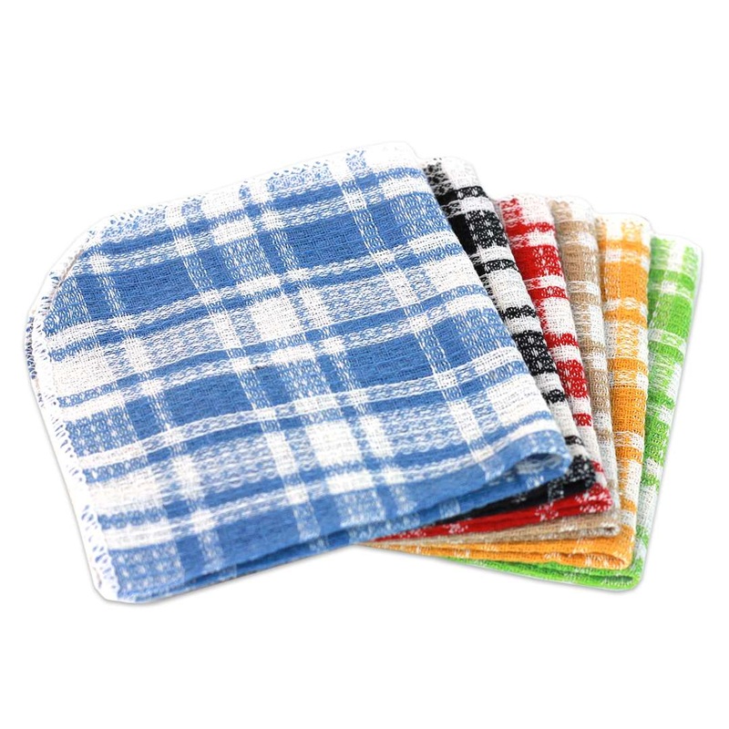 Waffle Weave Dishcloths – Assorted, 12″ x 12″