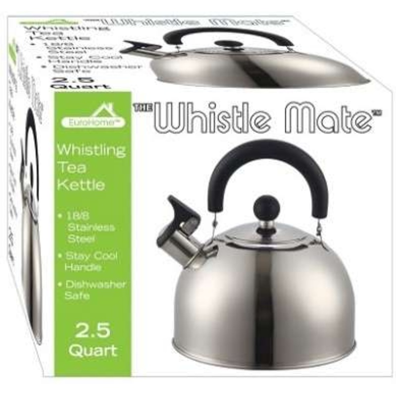 Whistling Stainless Steel Tea Kettles – 2.5 Qt