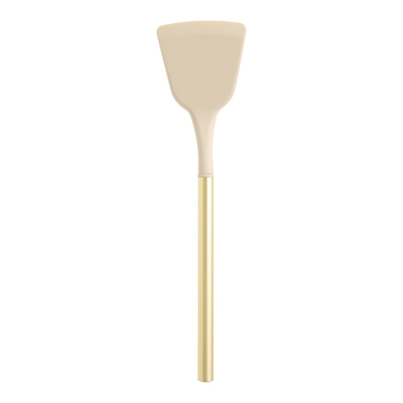 Ivory Silicone and Brushed Gold Steel Turner