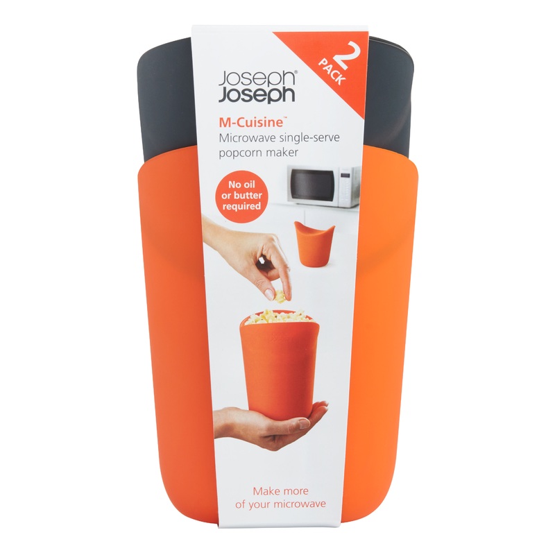 Joseph Joseph Silicone Microwave Popcorn Makers 2 Pack