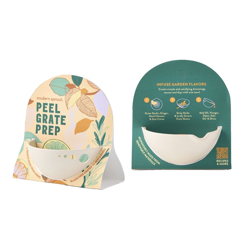 Modern Sprout Peel Grate Prep Cornstarch Grating Dish