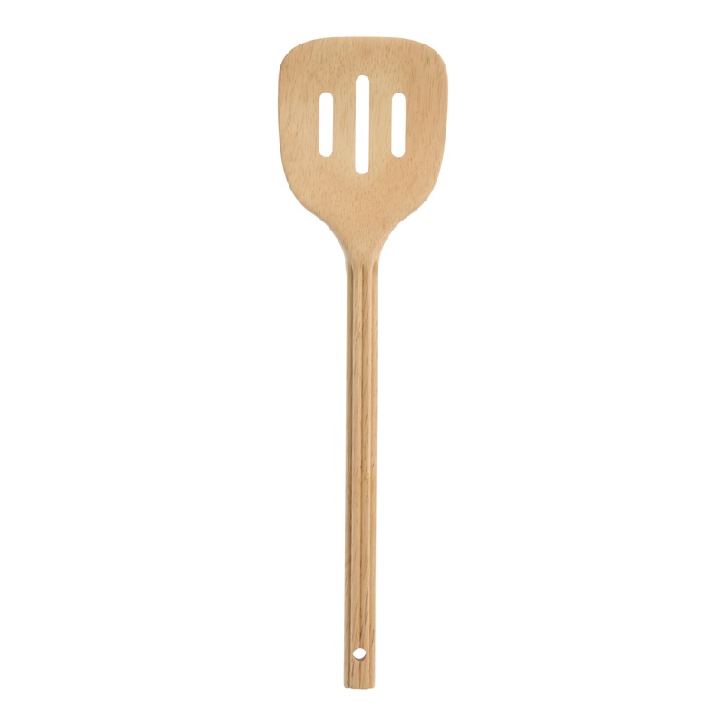Natural Rubber Wood Slotted Turner