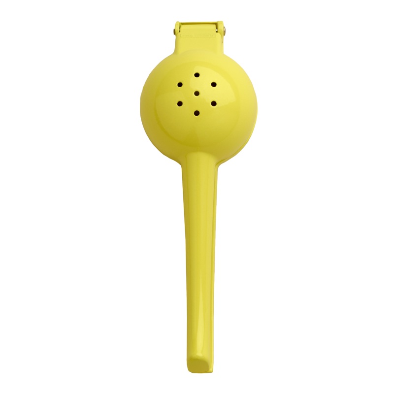 Yellow Metal Handheld Lemon Juicer