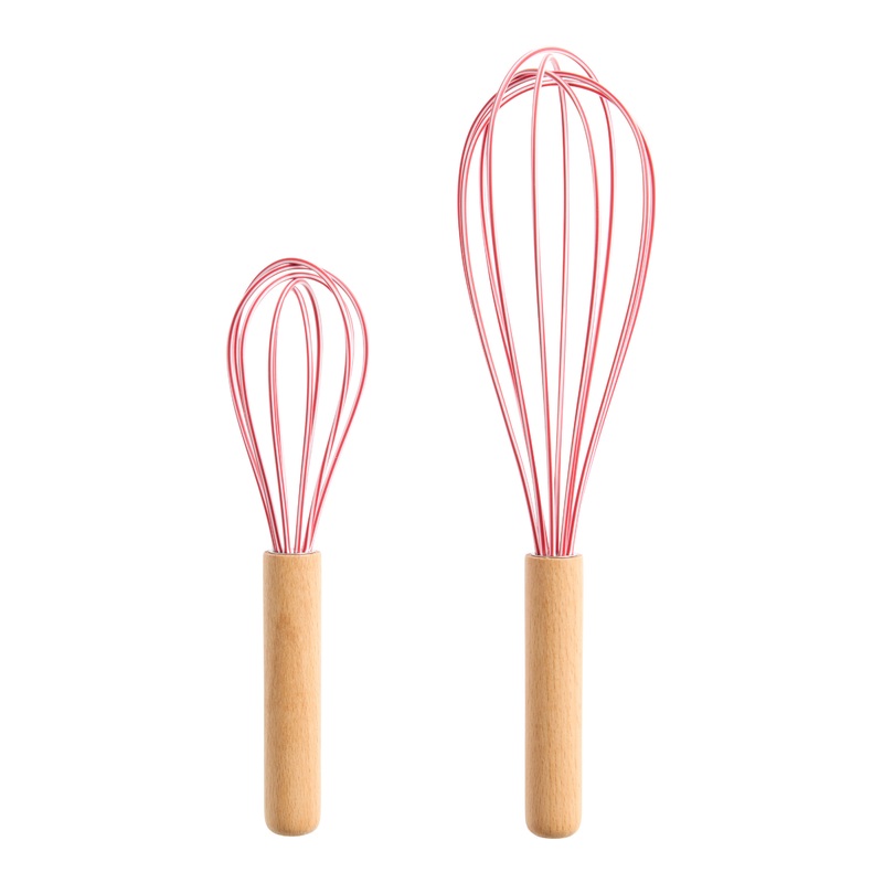 Red and White Candy Cane Stripe Balloon Whisk