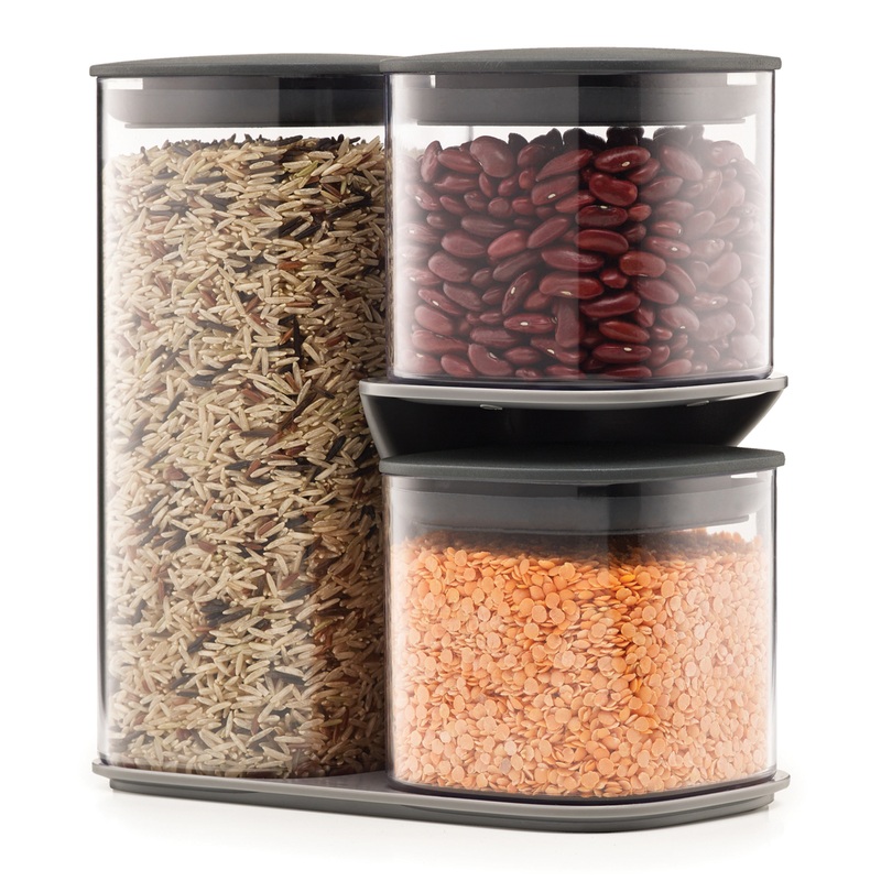 Joseph Joseph Gray Podium 3 Piece Storage Container Set