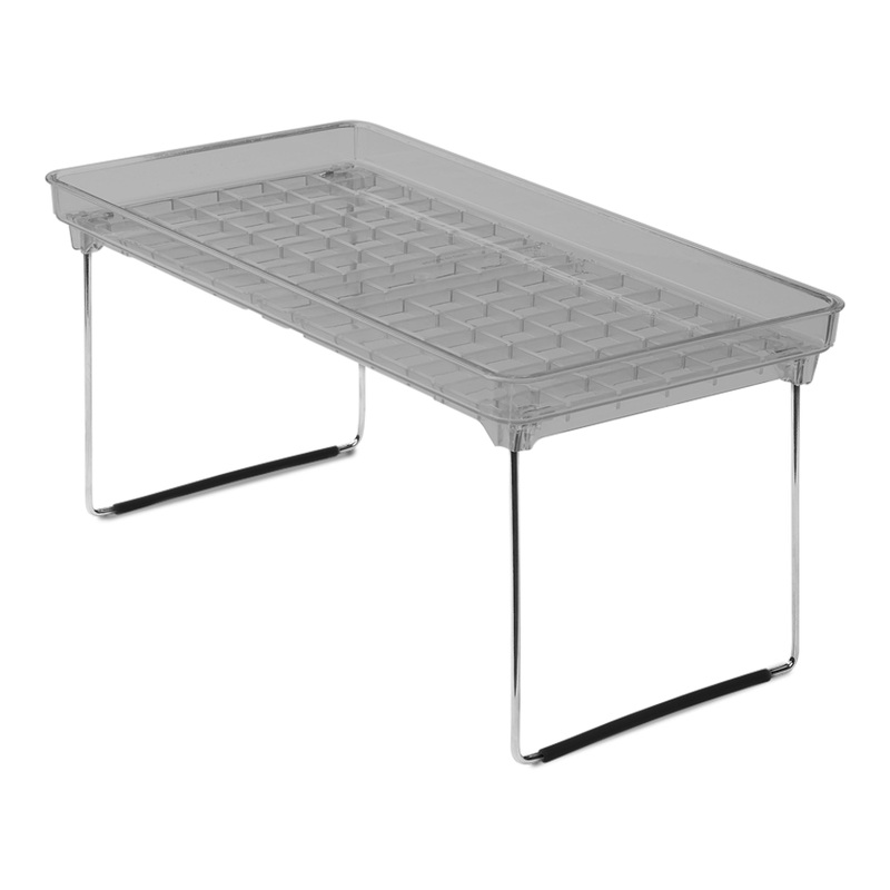 Large Madesmart Carbon Black Stacking Shelf