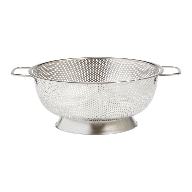 Large Stainless Steel Mesh Footed Colander