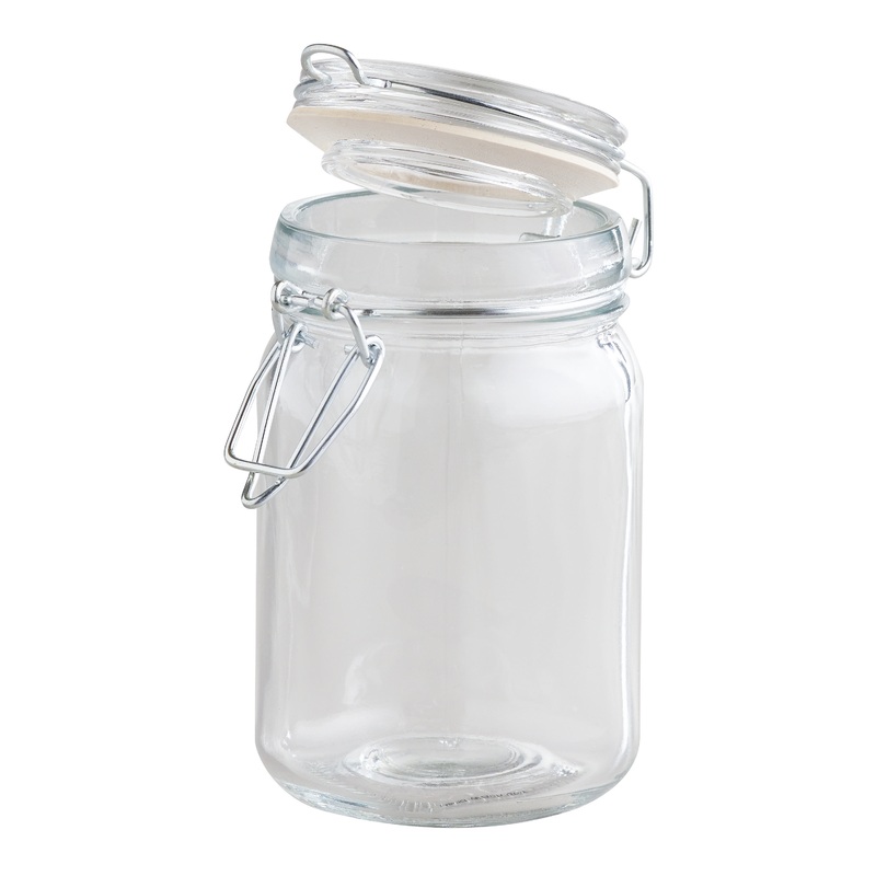 Spice Jar with Clamp Lid Set of 6