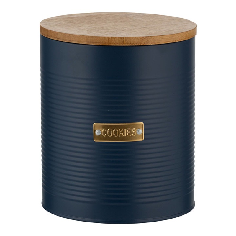 Typhoon Otto Steel Cookie Jar with Bamboo Lid