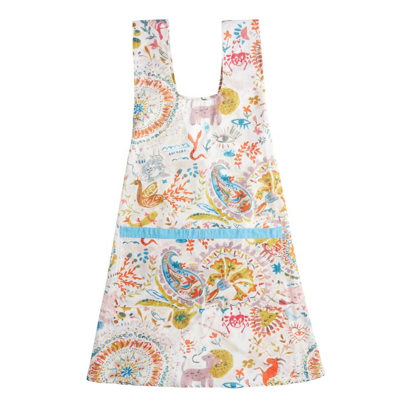 Multicolor Abstract Animal Smock