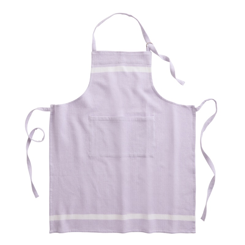 Heathered Lavender Waffle Weave Apron