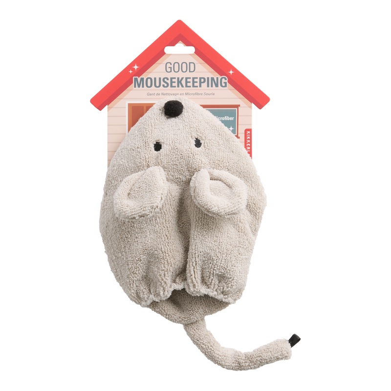 Kikkerland Good Mousekeeping Microfiber Cleaning Mitt