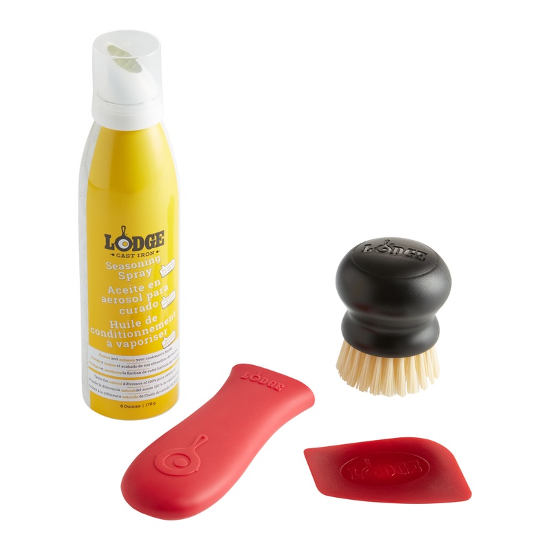Lodge Cast Iron Care and Seasoning 4 Piece Kit