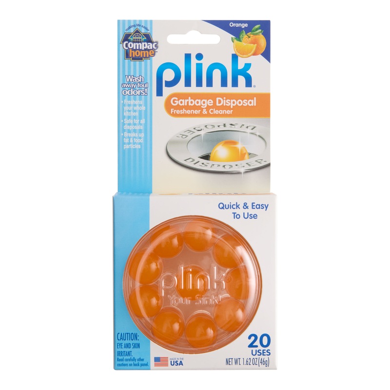 Plink Orange Garbage Disposal Freshener and Cleaner 20 Count