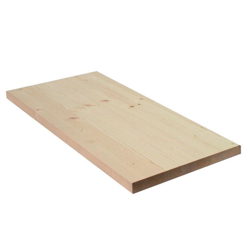 Unbranded 1 in. x 24 in. x 36 in. Allwood Pine Project Panel Table Island Top 5/4x24x36EGS