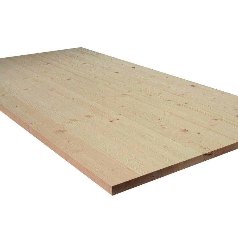 Unbranded 1 in. x 30 in. x 72 in. Allwood Pine Project Panel Table Island Top EGP-1x30x72