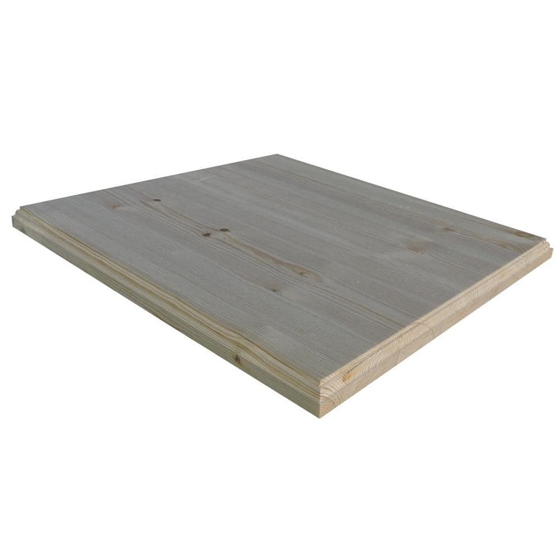 Unbranded Allwood 1 in. x 30 in. x 48 in. Pine Project Panel with Classic Roman Edges EGP-1x30x48-Ogee
